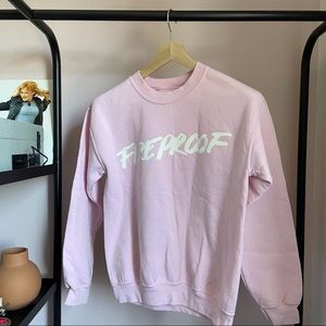 TROYE SIVAN Pink Fireproof Sweatshirt